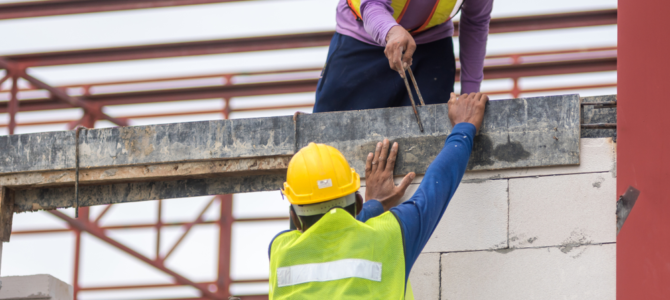 Obra: materiais relevantes para grandes construções