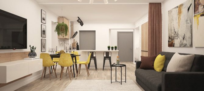 Decoração de salas de estar: principais composições